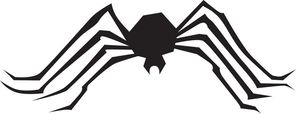 Nightmare Before Christmas Spider Clipart (1033x400), Png Download