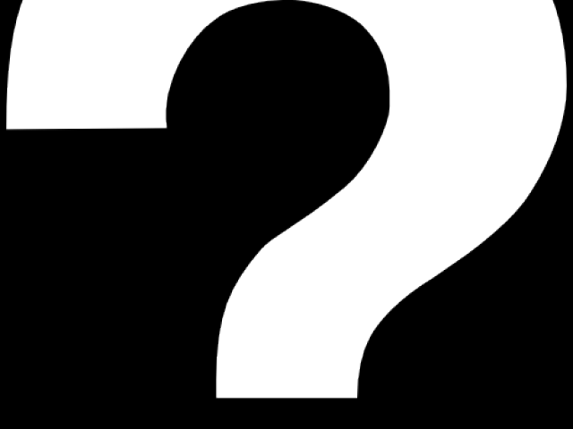 Question Mark Clipart Printable - סימן שאלה בלי רקע - Png Download (640x480), Png Download