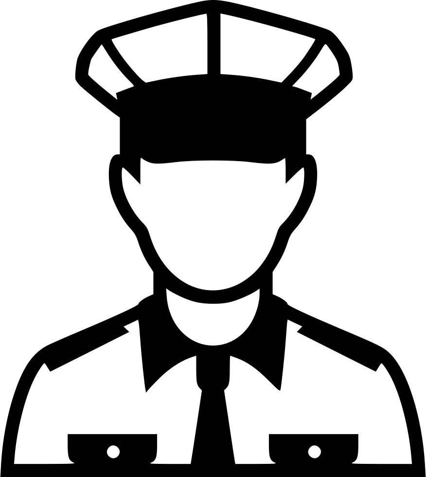 Banner Transparent Library Svg Png Icon Free Download - Imagenes De Policias Blanco Y Negro Clipart (876x980), Png Download