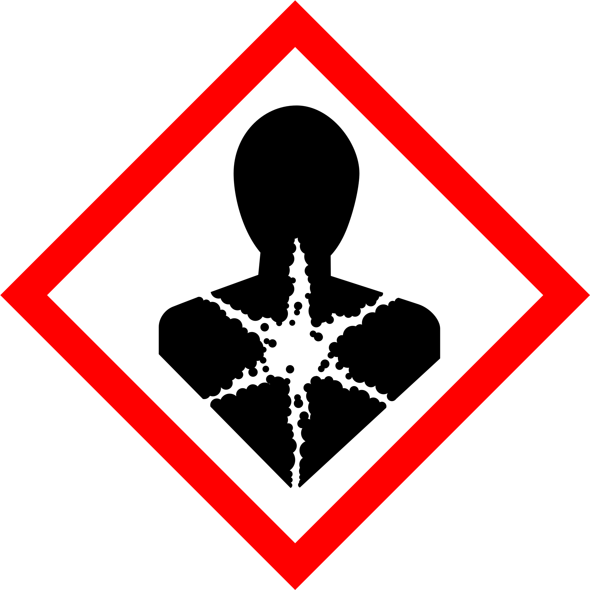 Ghs Hazard Pictograms Occupational Safety And Health - Ghs08 Pictogram Clipart (750x750), Png Download