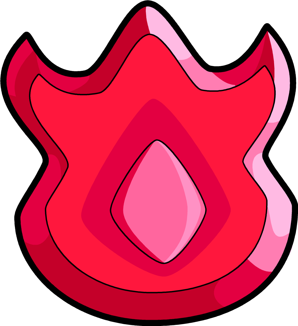 File Volcano Png Bulbapedia The Community Driven - Pokemon Fire Gym Badge Clipart (1280x1280), Png Download