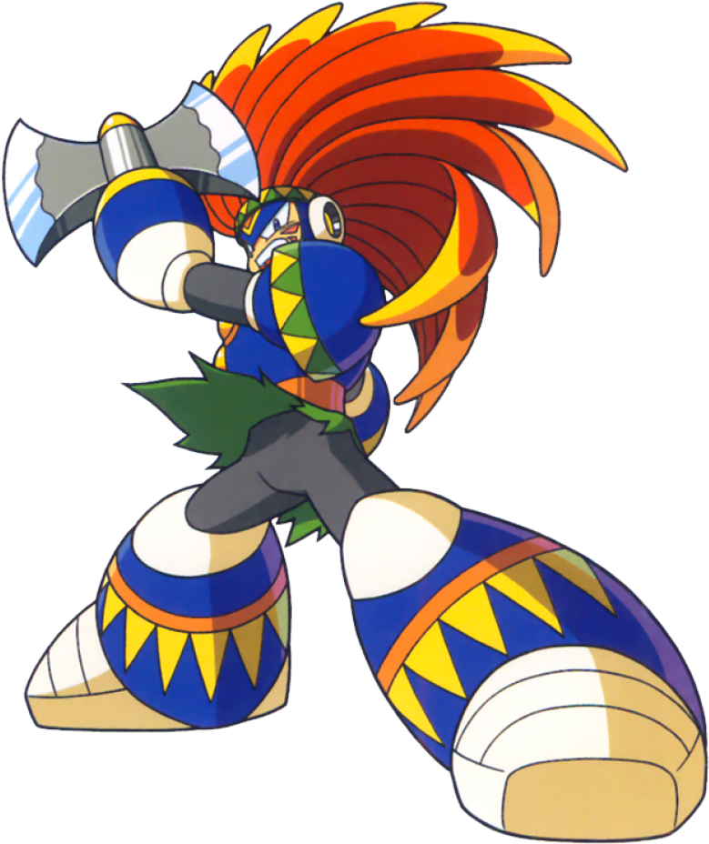 Clip Arts Related To - Mega Man Tomahawk Man - Png Download (651x771), Png Download