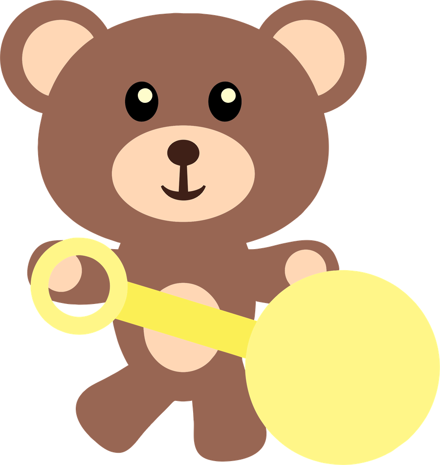 Ursinhos E Ursinhas - Clipart Teddy Bear Girl - Png Download (900x950), Png Download