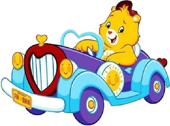 Care Bears 2006 Png's - Care Bears Wall Decals - 24 Nursery Love Accent Stickers Clipart (600x600), Png Download