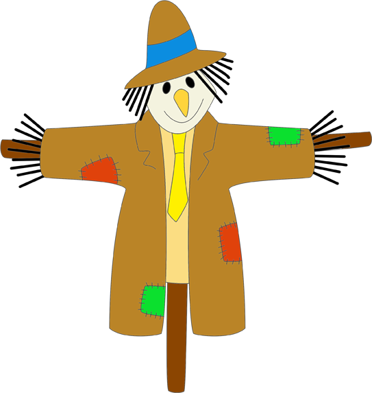 Vogelscheuche Herbst Clipart (543x573), Png Download