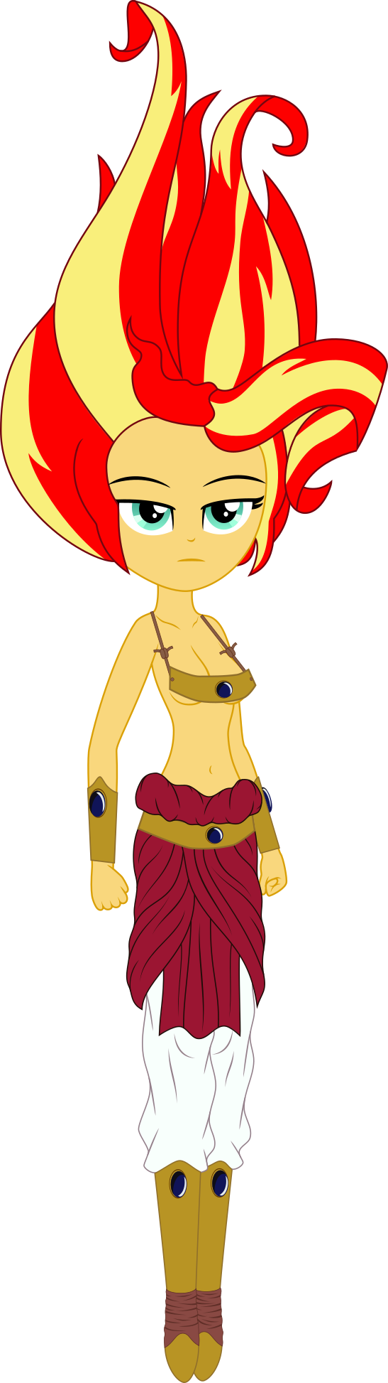 Library Belly Button Boots - Dragon Ball Zy Equestria Girls Clipart (547x1946), Png Download