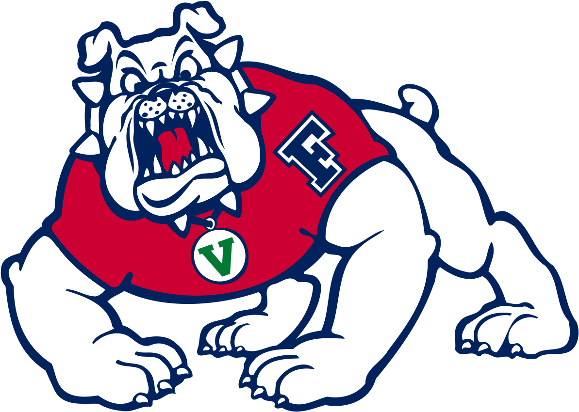 Stock Bulldog Baseball Clipart - Fresno State Bulldogs Logo - Png Download (1200x859), Png Download