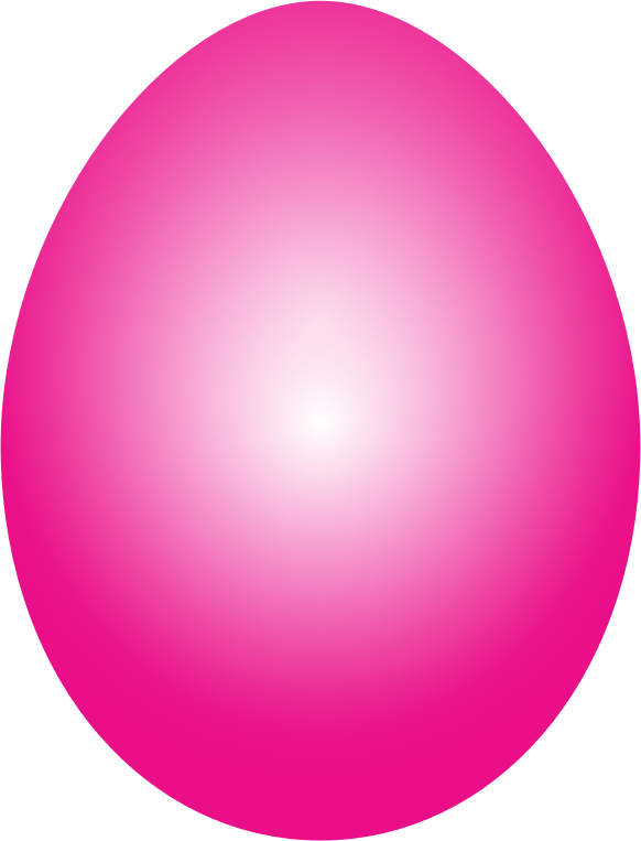 Clipart Magenta Easter Egg - Pink Easter Egg Clipart - Png Download (582x763), Png Download