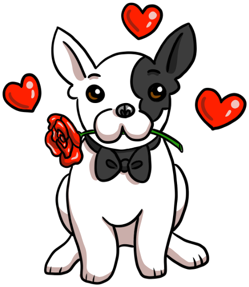 Mister Pugsley Messages Sticker-0 - Cartoon Clipart (618x618), Png Download