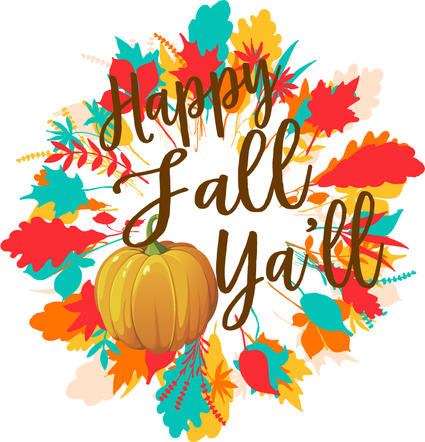 Fall Custom Printed Transfers Sew Down South Clipart (861x895), Png Download