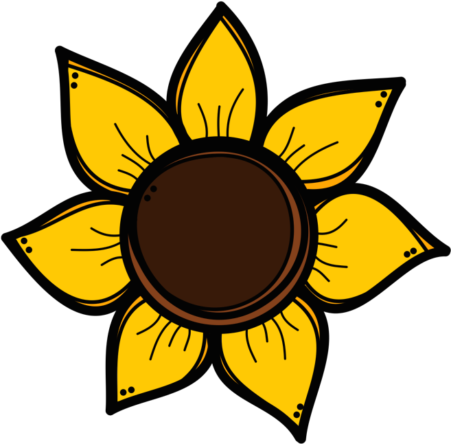 Are You A Blogger With Some Fabulous Fall Goodness - Sunflower Clipart (779x756), Png Download