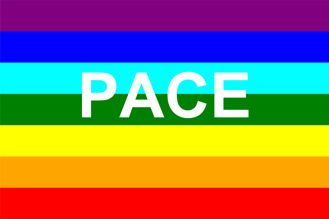 Peace Flag Rainbow Flag - Rainbow Flag Peace Symbol Clipart (1125x750), Png Download