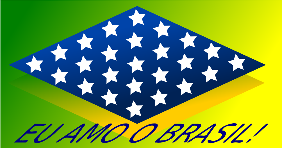 Us Flag Graphics - Brazil Clipart (999x706), Png Download