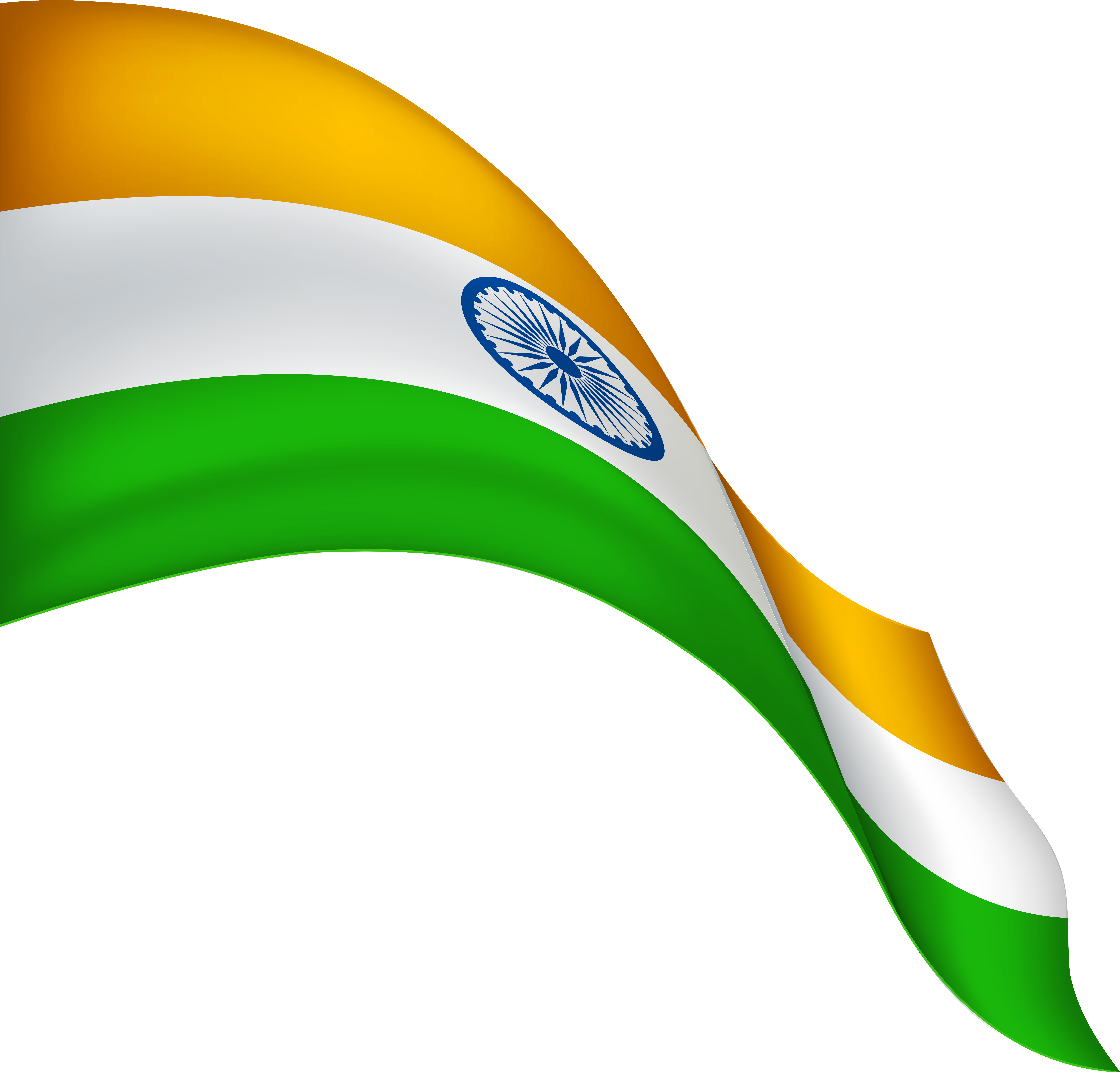 India Waving Flag Transparent Clip Art Imageu200b Gallery - Png Download (8000x7673), Png Download