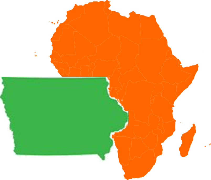 Picture1 - Africa Map Svg Clipart (804x685), Png Download