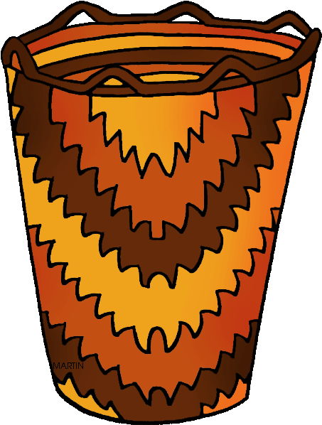 Pacific Northwest Basket - Clip Art - Png Download (499x648), Png Download