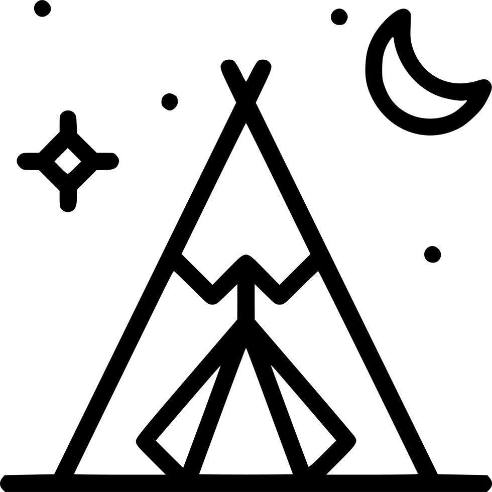 Native American Png Icon - Clip Art Teepee Tent Transparent Png (980x980), Png Download