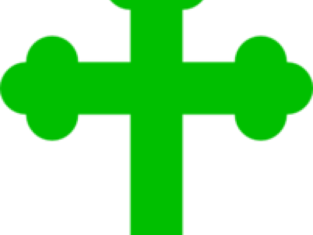 Cross Clipart Green - Clip Art - Png Download (640x480), Png Download