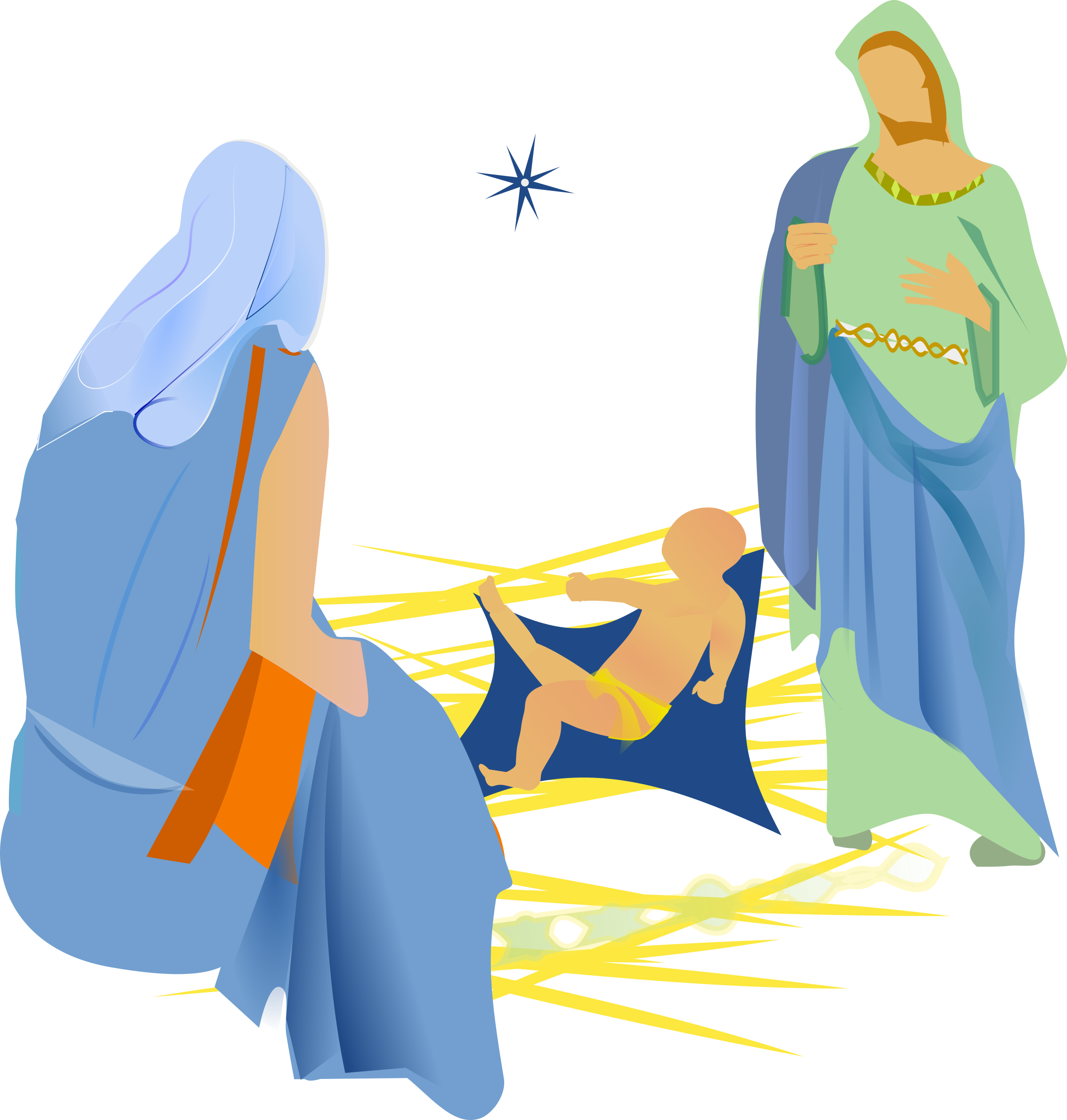 Big Image - Nativity Png Clipart (2288x2400), Png Download