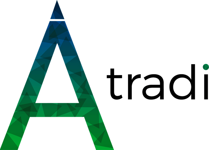 A-tradi Logo Menu - Triangle Clipart (669x480), Png Download