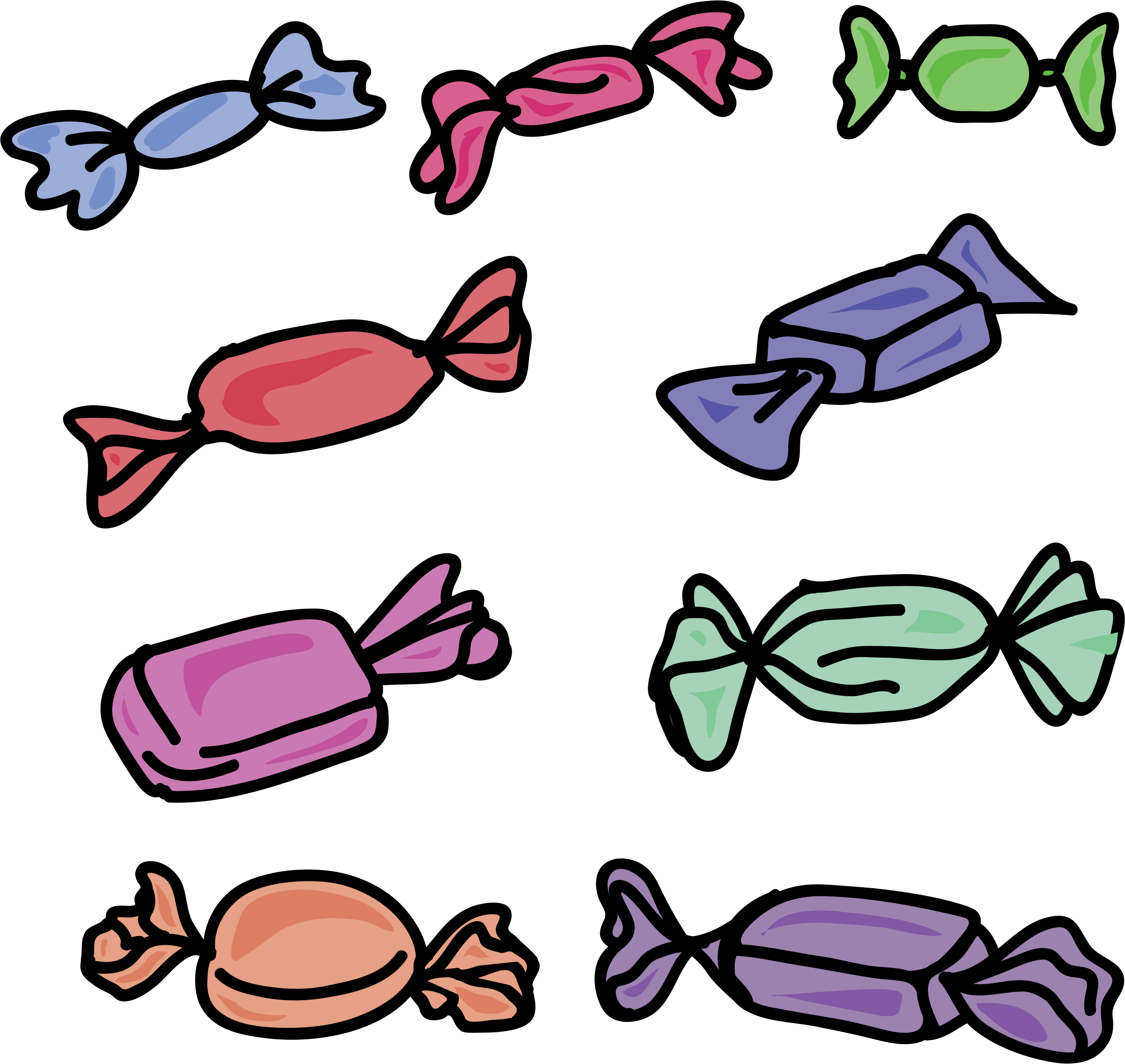 Candy Cartoon - 5 Examples Of Conditional Equation Clipart (762x720), Png Download