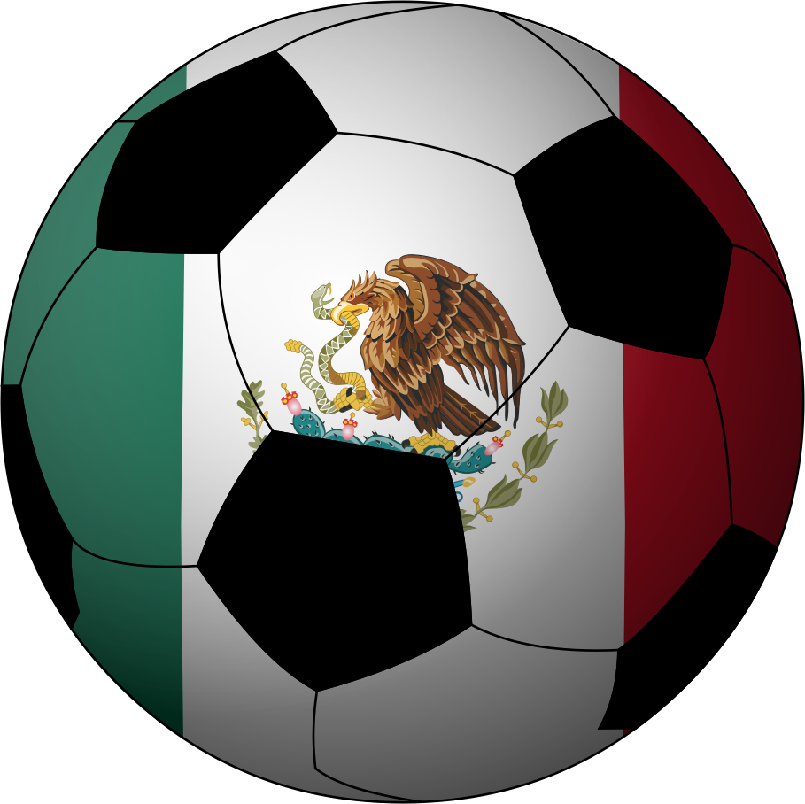 México Png Soccer Ball - Mexico Vs Corea Sabado 23 Junio Clipart (909x908), Png Download