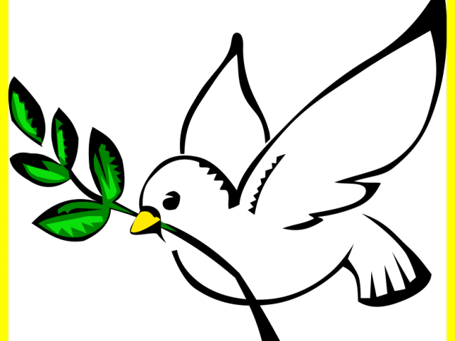 Peace Dove Clipart Rest In Peace - Olive Branch Petition Drawing - Png Download (640x480), Png Download