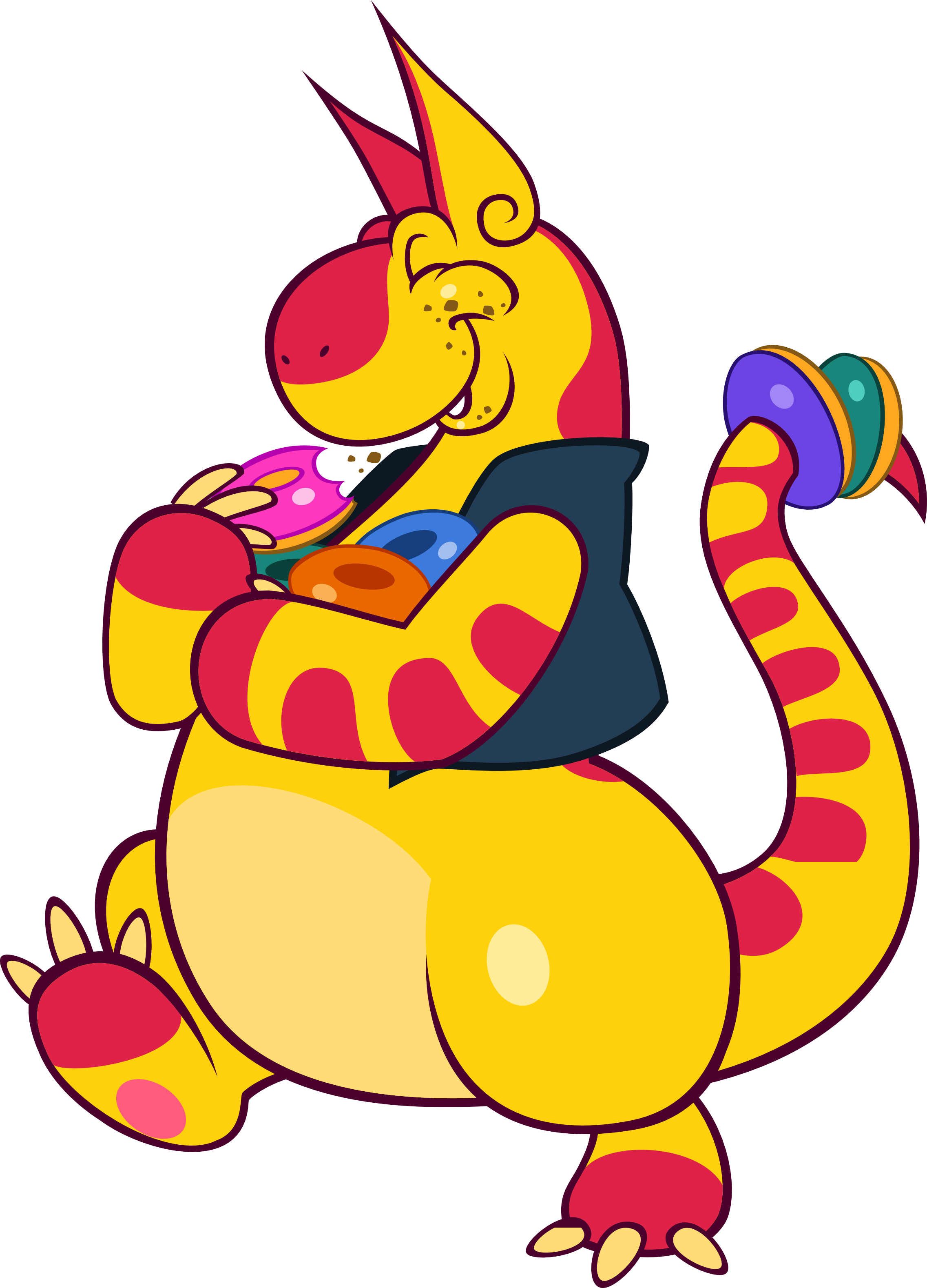 Bertie's Back Saturday 13th February - Cartoon Clipart (2273x3156), Png Download