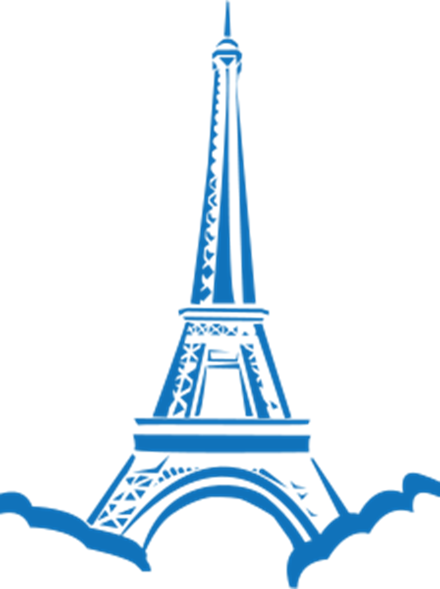 Where Is The Student Trip Going Destination - Eiffel Tower Clip Art - Png Download (896x1200), Png Download