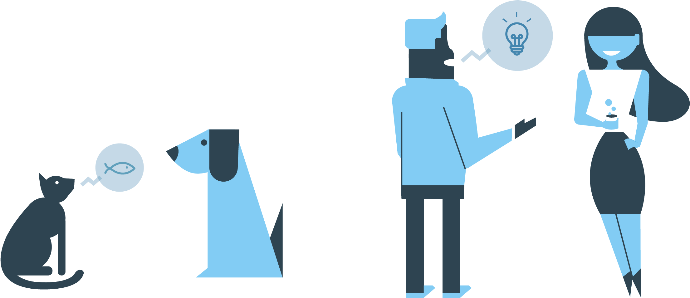 Don't Forget To Listen To Your Customers - Illustration Clipart (2219x961), Png Download