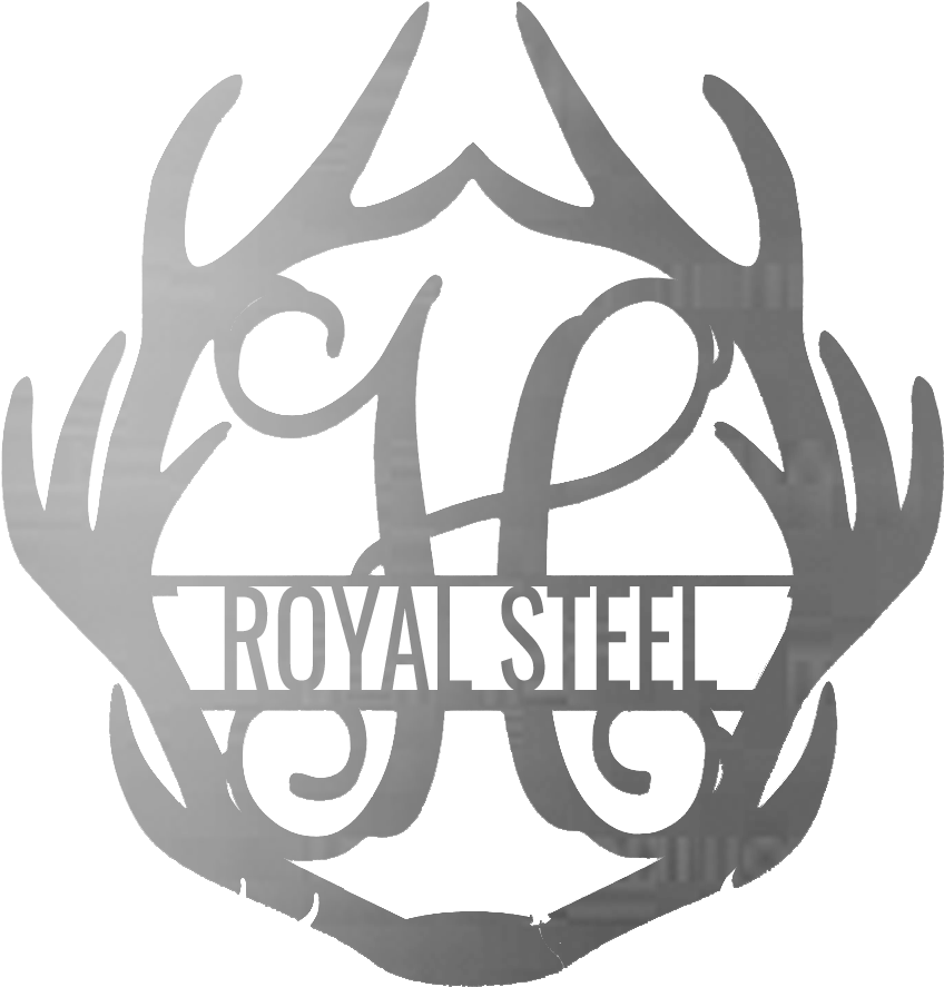 Personalised Antler Monogram Product Sizes - Antler Clipart (600x600), Png Download