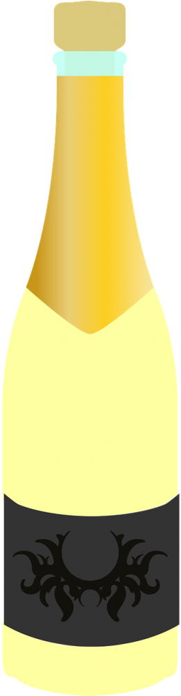 Year's Eve,new Year's - Flaša Šampanského Png Clipart (500x1000), Png Download