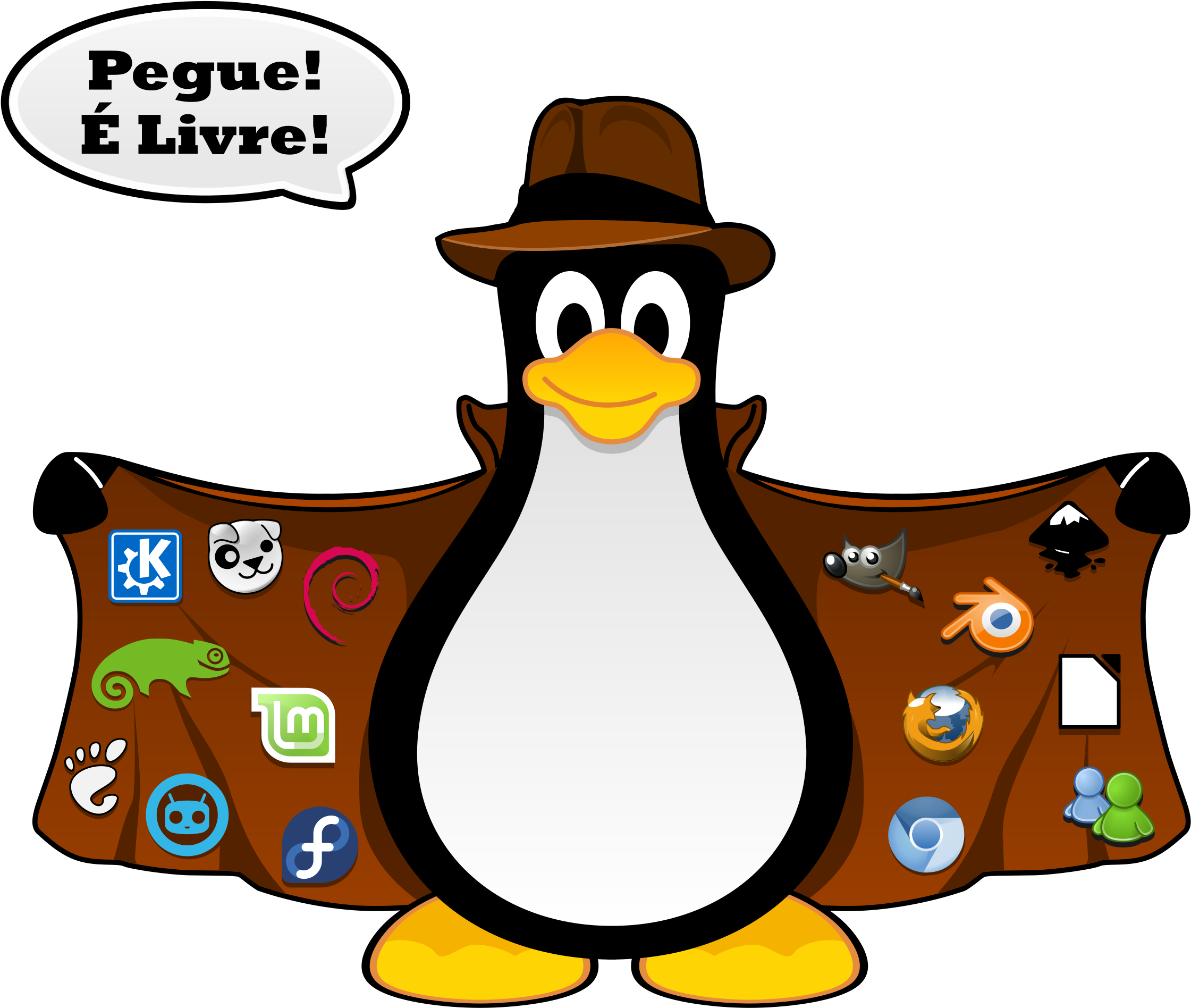 Big Image - Software Livre Clipart (2400x1935), Png Download