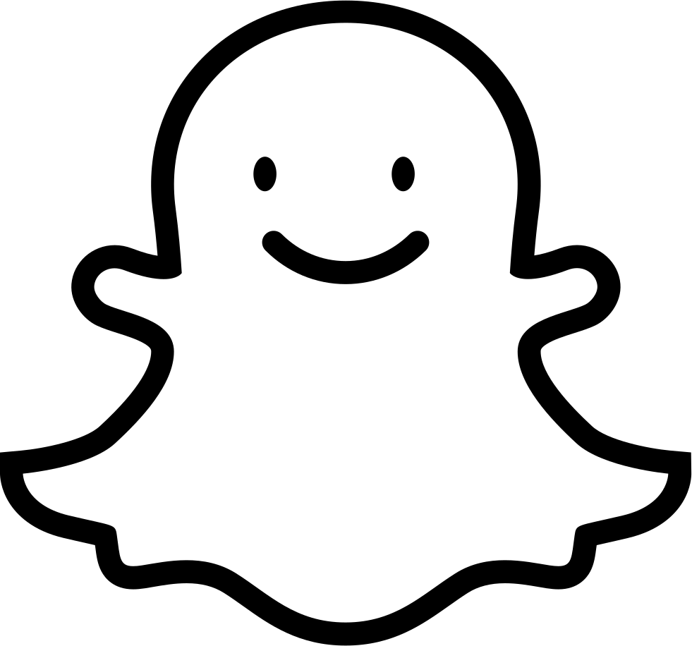 Snapchat Clipart Clipartlook - Snapchat Png Transparent Png (981x916), Png Download