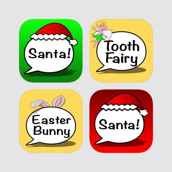 Calls From Santa & Calls & Texts To Santa, Tooth Fairy - Tooth Fairy Clipart (600x600), Png Download