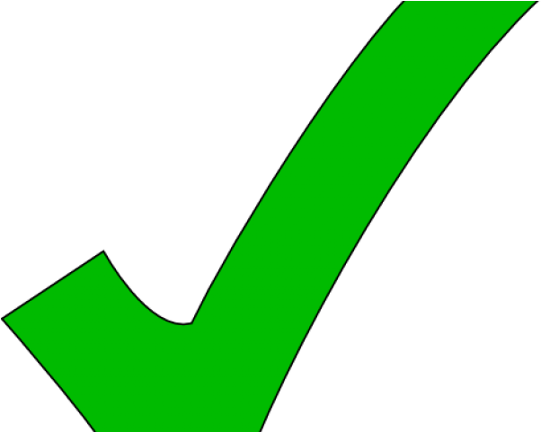 Green Tick Clipart (640x480), Png Download