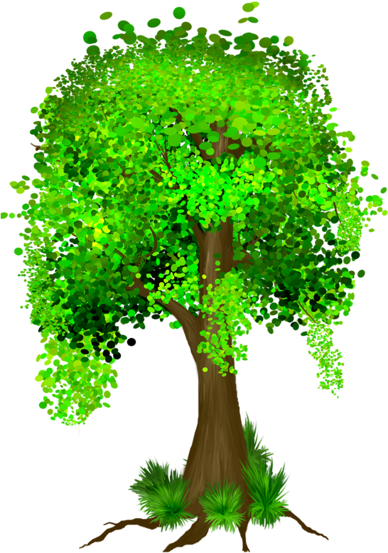 Tree Houses, Trees To Plant, Fairy Gardens, Tree Of - Full Money Tree Clipart - Png Download (566x800), Png Download