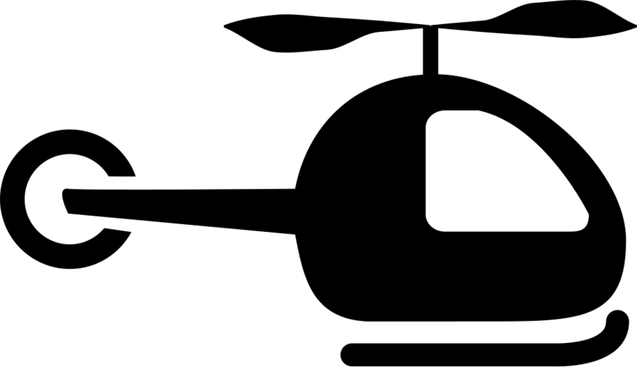 Helicopter Clipart (900x519), Png Download