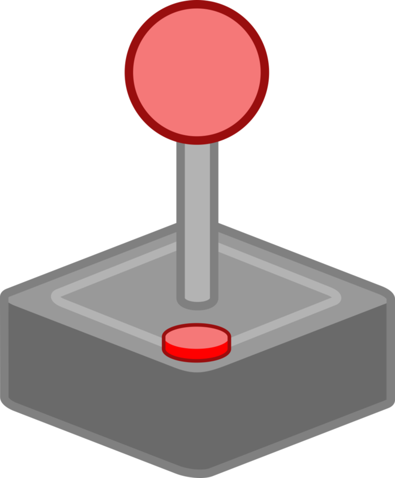 Download Arcade Clipart Cartoon - Joystick Clipart - Png Download (813x982), Png Download