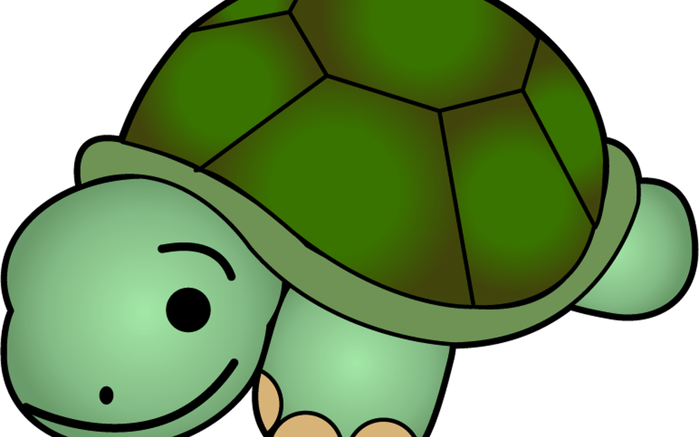 Free Clip Art Animals Clipart Panda Free Clipart Images - Clip Art Cute Turtle - Png Download (1368x855), Png Download