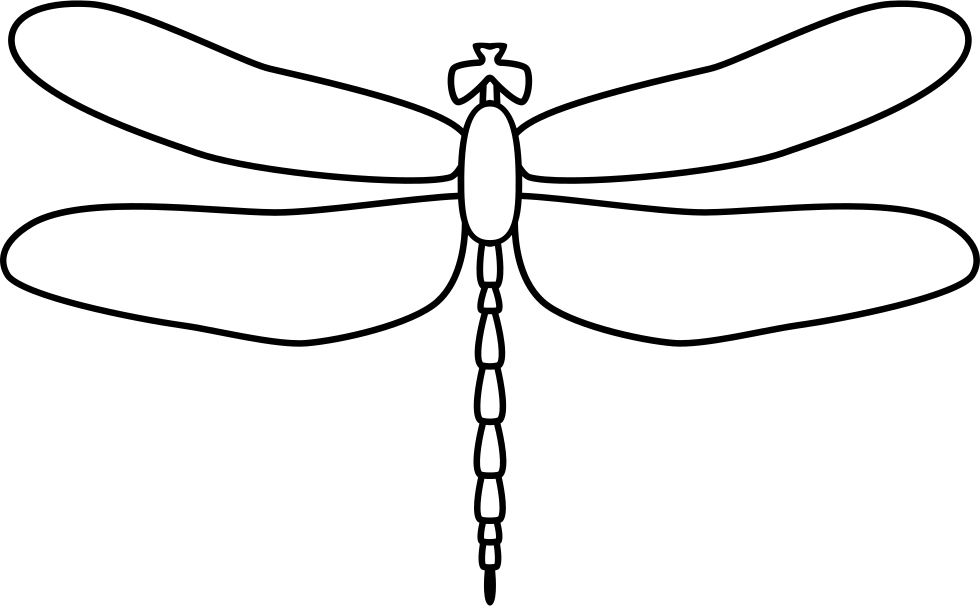 Clip Art Transparent Collection Of Free Dragonfly Svg - Icon - Png Download (980x606), Png Download