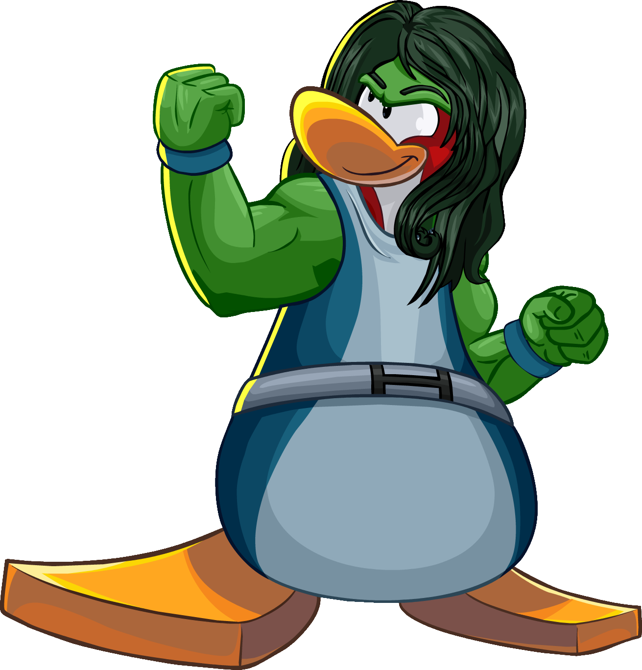 Penguin Superhero Cliparts - Club Penguin Marvel 2013 - Png Download (1311x1368), Png Download