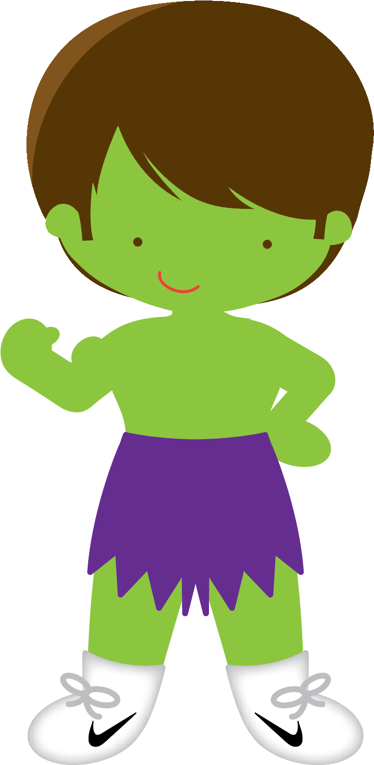 Super Heróis - Clipart Hulk Minus 4 - Png Download (884x1661), Png Download