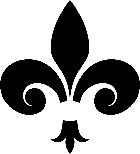 Fleur De Lis Png Clipart (546x600), Png Download