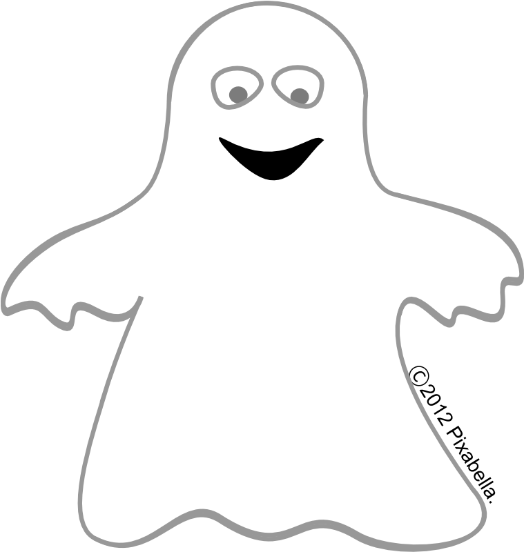 2013 - Cute Ghost Clipart - Png Download (760x810), Png Download