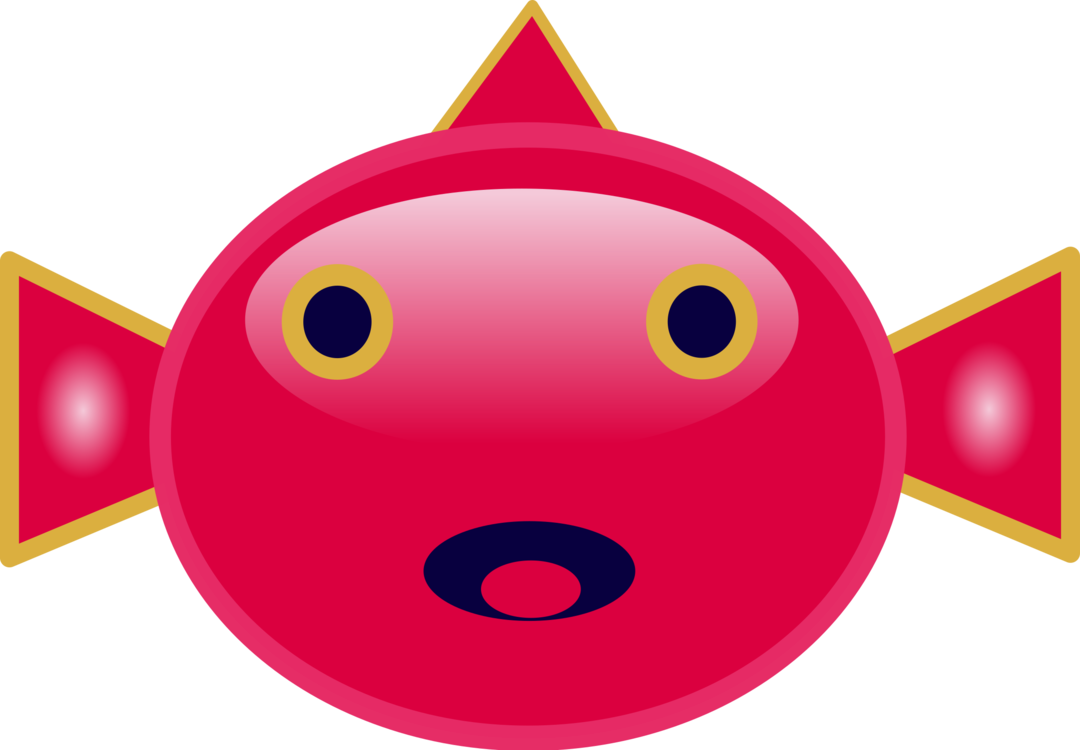 Pufferfish Smiley Face Computer Icons - Cartoon Fish Face Clipart (1080x750), Png Download