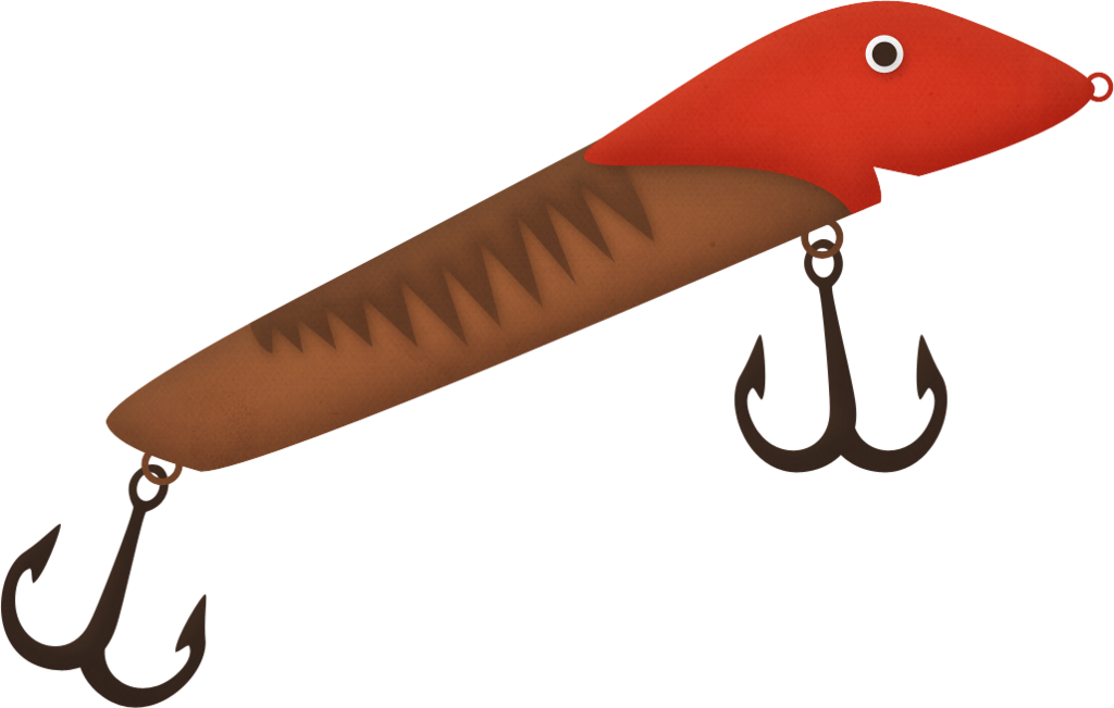 Tackle 1 Carrie, Fish And Clip Art - Clip Art - Png Download (1024x651), Png Download