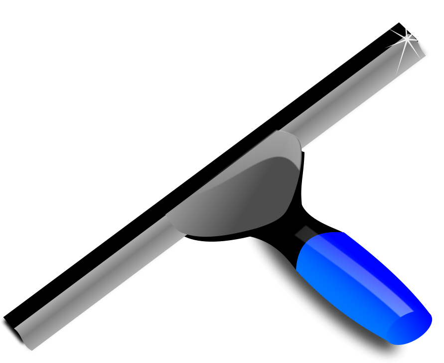 Towel Blue With White Bubbles And Red Fish With White - Window Cleaning Tool Png Clipart (900x751), Png Download