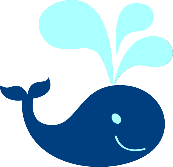 Whale Blue Teal Clip Art - Png Download (600x578), Png Download