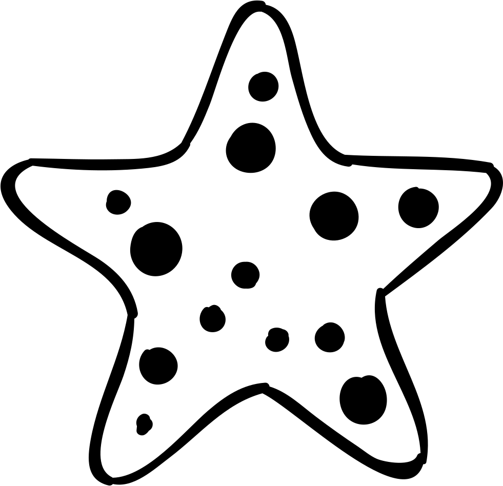 Starfish Clipart Normal - Clip Art - Png Download (981x948), Png Download